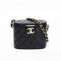 Chanel Shoulder Bag Lambskin Chain Vanity