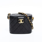 Chanel Shoulder Bag Lambskin Chain Vanity