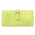 Hermes Bearn Souffle Bifold Wallet Chevre Leather Joanne Bourjohn Hhardware
