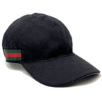 Gucci Cap Hat Original GG Canvas Baseball Cap Black
