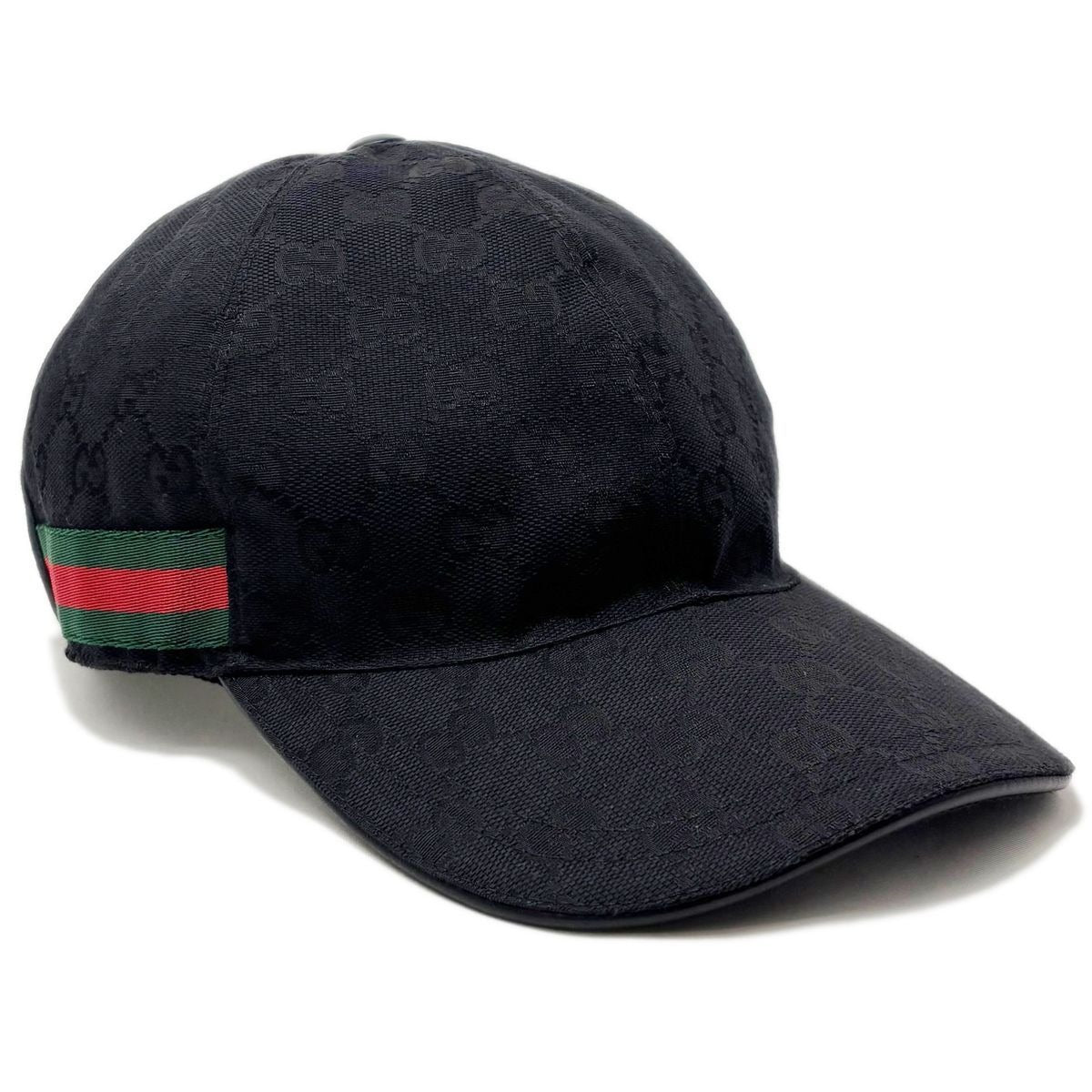 Gucci Cap Hat Original GG Canvas Baseball Cap Black