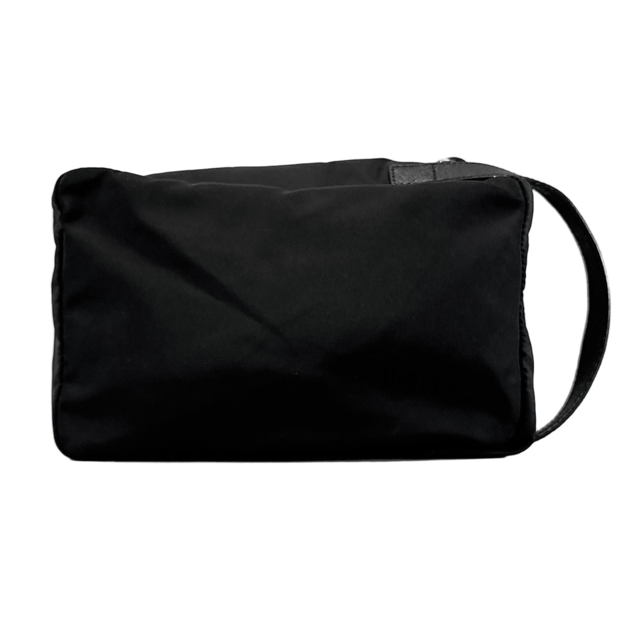 Prada Triangle Logo Clutch Travel Pouch Nylon — view 2