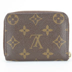 Louis Vuitton Coin Case Zippy Purse Round Zipper Monogram Brown — view 2
