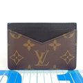 Louis Vuitton Card Case Neo Holder Brown Black Monogram Macassar