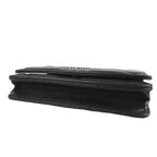 Chanel 19 Black Gold Silver Lambskin Quilted Wallet Pochette 2-Way Handbag Chain — view 3