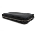 Prada Long Wallet Women Leather Black 2 Ml317 Portafoglio Lampo — view 4