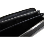 Prada Long Wallet Women Leather Black 2 Ml317 Portafoglio Lampo — view 6
