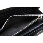 Prada Long Wallet Women Leather Black 2 Ml317 Portafoglio Lampo — view 7