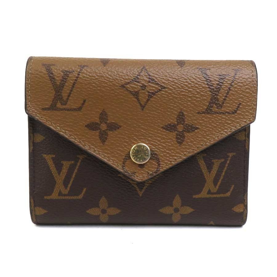 Louis Vuitton Trifold Wallet Monogram Reverse Portefeuille Victorine