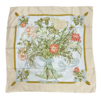 Hermes Carre 90 Silk Orange Brown Scarf