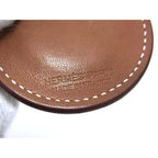 Hermes Apple V-swift Airtag Lost Prevention Tag Key Ring Charm Brown — view 4