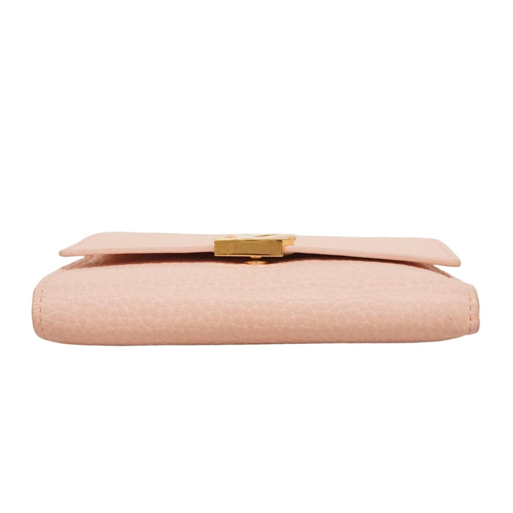 Louis Vuitton Trifold Wallet Taurillon Portefeuille Capucines Compact Rose — view 2
