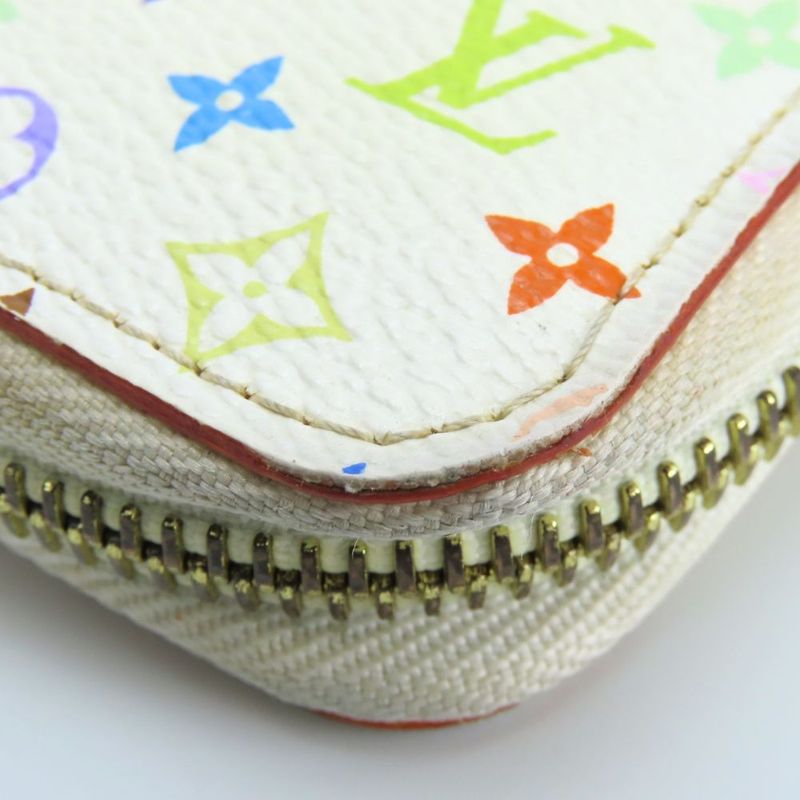 Louis Vuitton Long Wallet Zippy Monogram Multicolor Bronze White — view 4