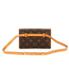 Louis Vuitton Pochette Florentine Brown Monogram Canvas — view 4