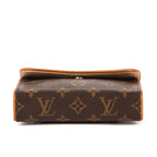 Louis Vuitton Pochette Florentine Brown Monogram Canvas — view 6