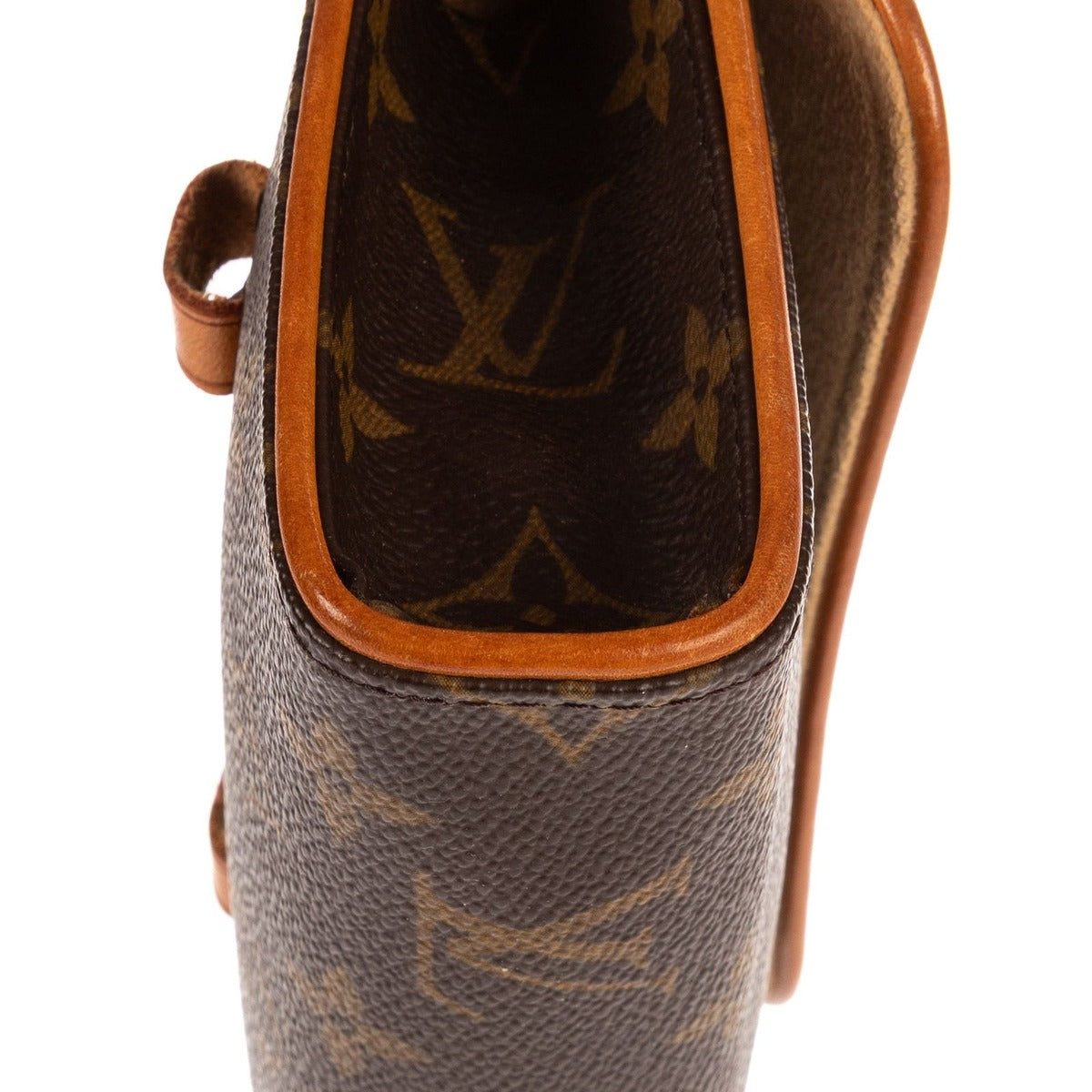 Louis Vuitton Pochette Florentine Brown Monogram Canvas — view 7