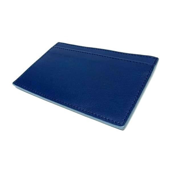 Celine Leather Card Case Holder Pass Light Blue Fa1122 — view 2