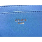 Celine Leather Card Case Holder Pass Light Blue Fa1122 — view 4