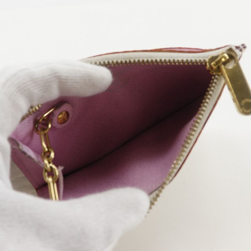 Louis Vuitton Pochette Cles Monogram Multicolor White Ca4019 Coin — view 6