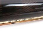 Louis Vuitton Grand Tour Damier Cap Type Ballpoint Pen Brown Gold Handwriting — view 6