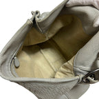 Bottega Veneta One Shoulder Bag Intrecciato Leather Light Gray Braided — view 7