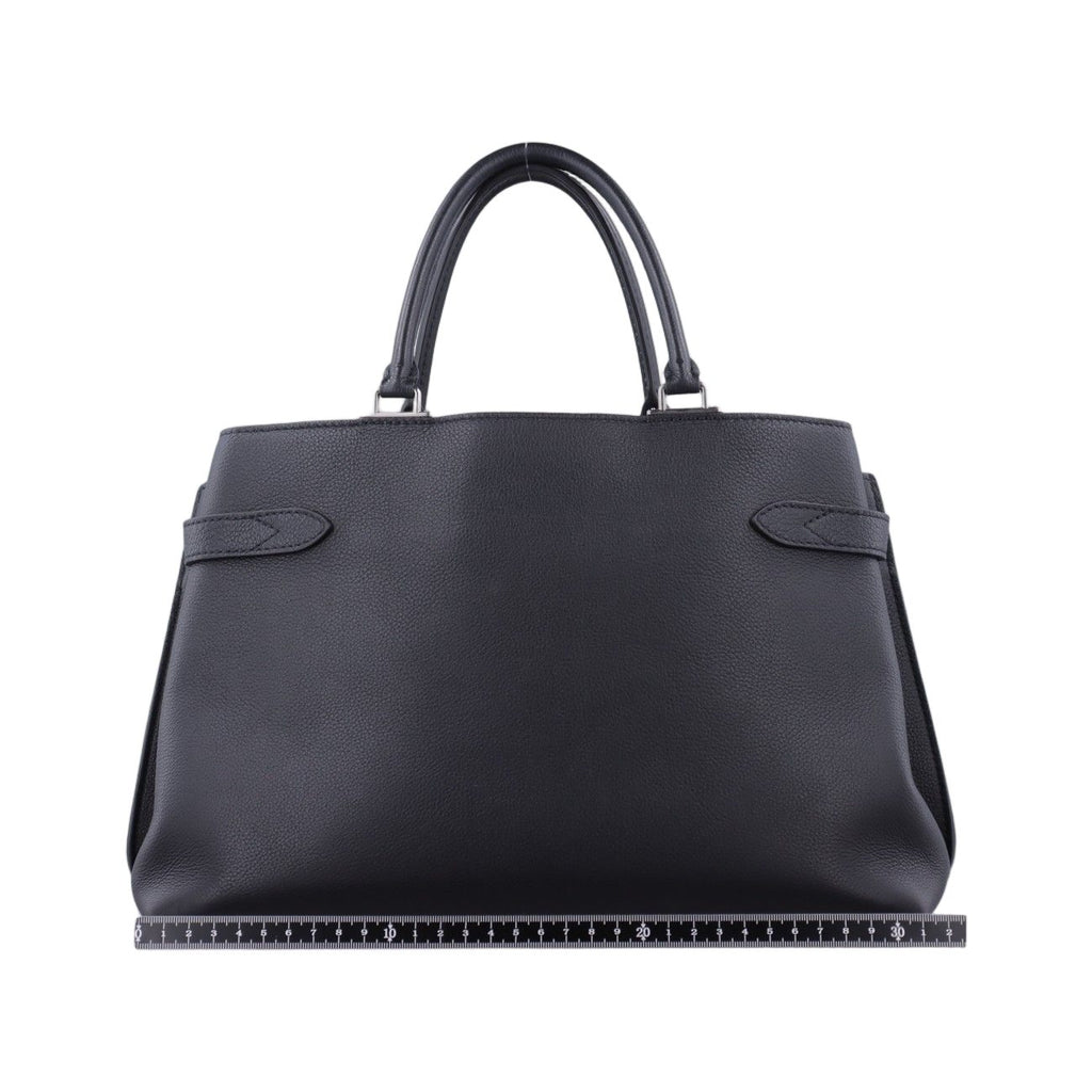 Louis Vuitton Lockme Day Noir Grain Calf Leather Handbag — view 2