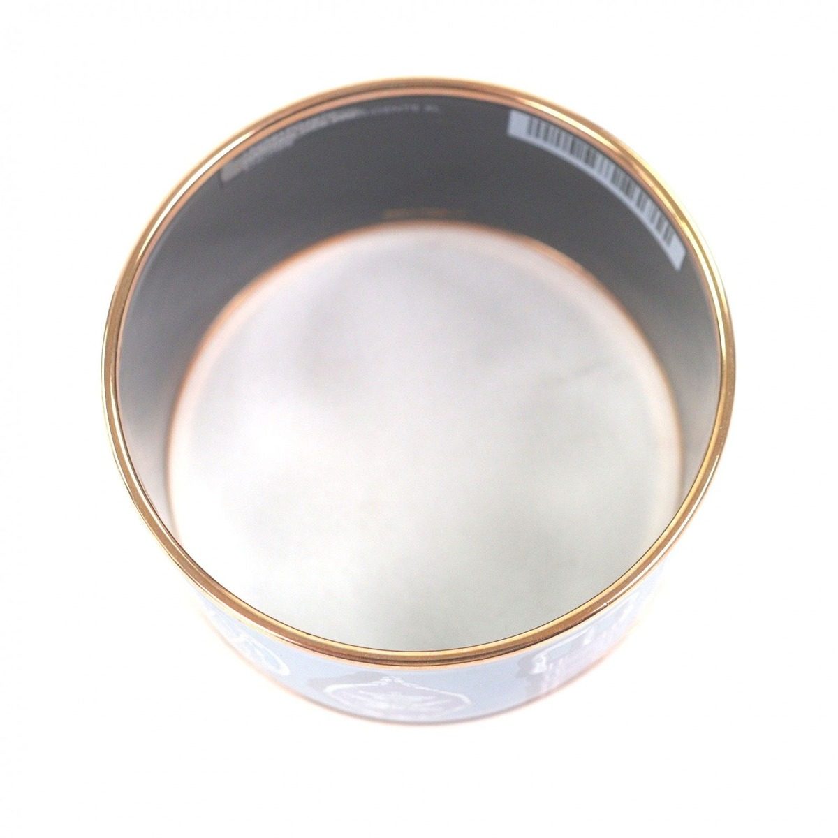 Hermes Harnais Des Presidents XL Encres Enamel Bangle Breast Blue Gray Pink — view 3