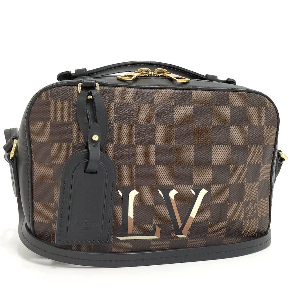 Louis Vuitton Santa Monica Shoulder Bag Damier Ebene