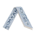 Hermes Scarf Twilly Re Boucles Broderie Anglaise Blue-blanc Marine