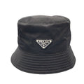 Prada Re-Nylon Black Hat Silver