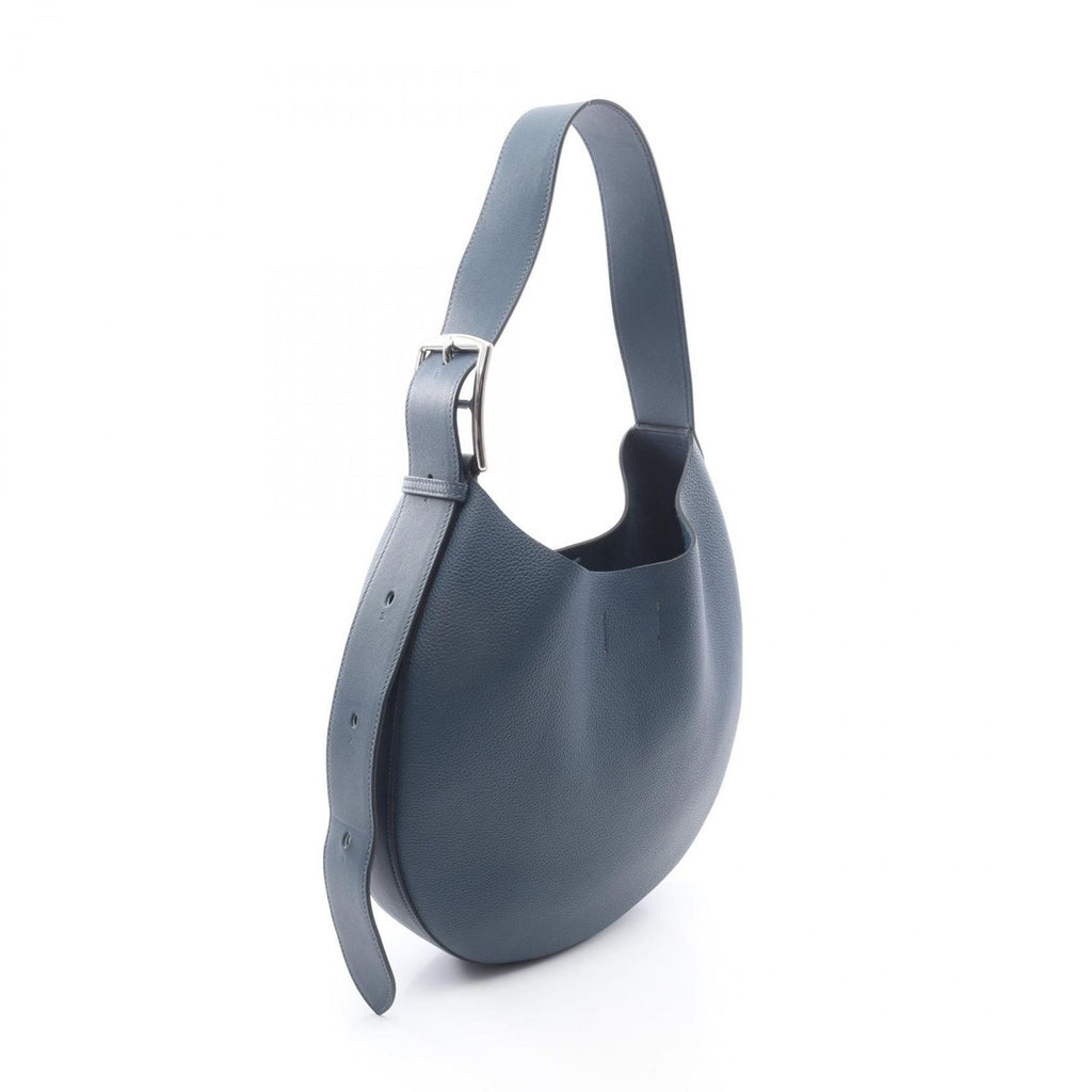 Hermes Shoulder Bag Alson Bour de Pluse Leather Boule Blue-de-prusse Navy — view 2