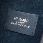Hermes Shoulder Bag Alson Bour de Pluse Leather Boule Blue-de-prusse Navy — view 4