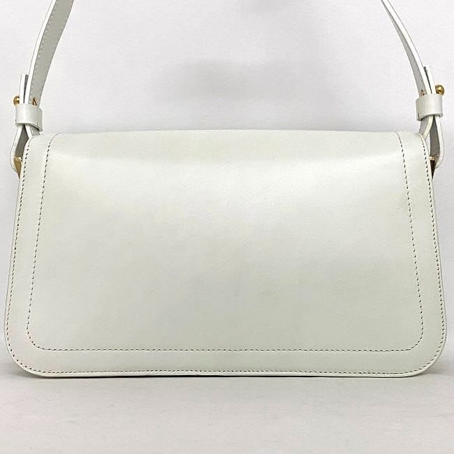 Celine Semishoulder Bag White Triomphe Cuir — view 3