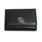 Gucci GG Marmont Compact Wallet Trifold Black