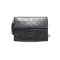 Chanel Quilted Fringe GD Leather Chain Shoulder