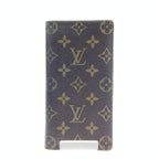 Louis Vuitton Monogram Card Holder Credit Bifold Long Bill Brown