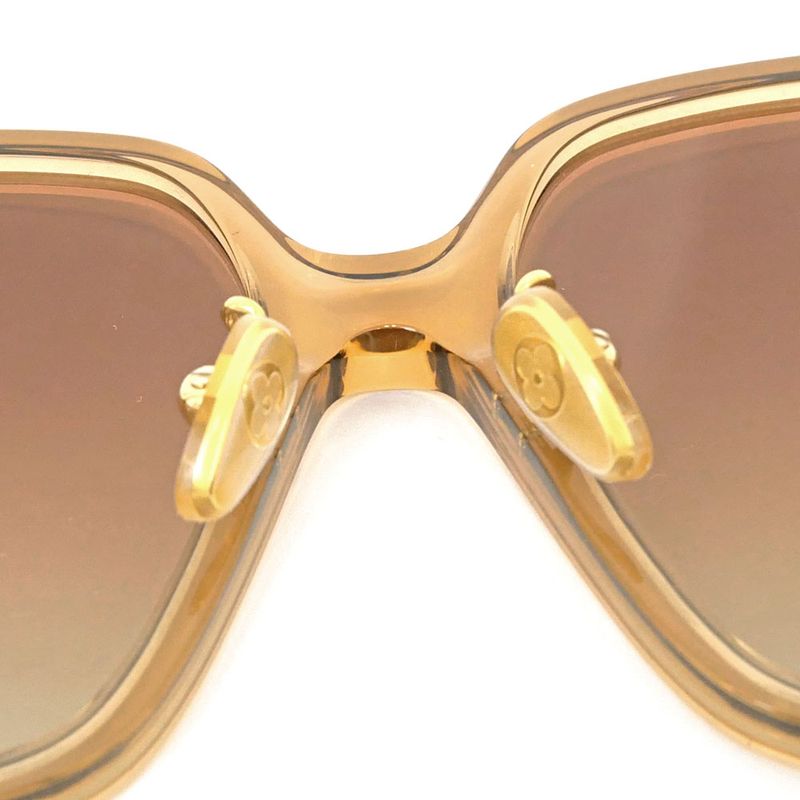 Louis Vuitton Sunglasses Aura Square Ambre Z3045 E Gdhardware — view 7