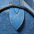 Louis Vuitton Keepall 55 Epi Toledo Blue Boston Bag Leather — view 6