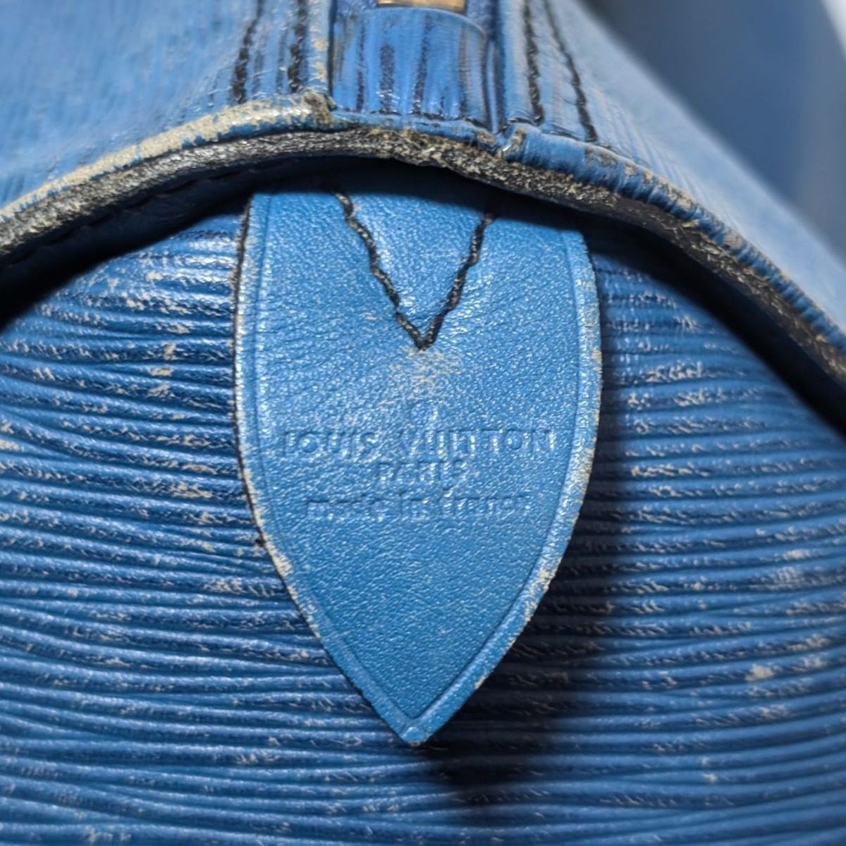 Louis Vuitton Keepall 55 Epi Toledo Blue Boston Bag Leather — view 6