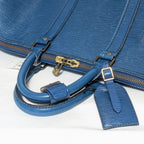 Louis Vuitton Keepall 55 Epi Toledo Blue Boston Bag Leather — view 7