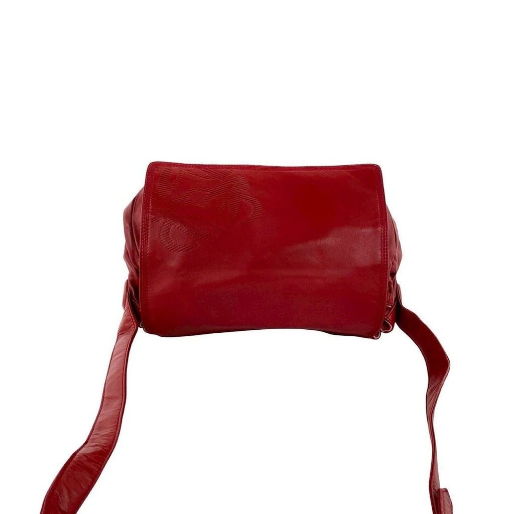 Loewe Vintage Anagram Logo Nappa Leather Drawstring Shoulder Bag Pochette — view 4