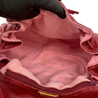 Loewe Vintage Anagram Logo Nappa Leather Drawstring Shoulder Bag Pochette — view 9