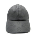 Louis Vuitton Cap Monogram Shadow Leather Hat Black