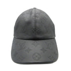 Louis Vuitton Cap Monogram Shadow Leather Hat Black