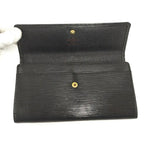 Louis Vuitton Porte Monet Cles Di Epi Black — view 2