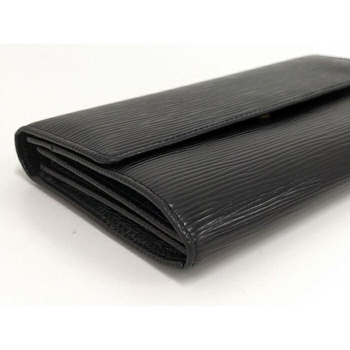 Louis Vuitton Porte Monet Cles Di Epi Black — view 5