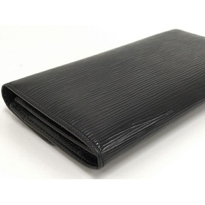 Louis Vuitton Porte Monet Cles Di Epi Black — view 6