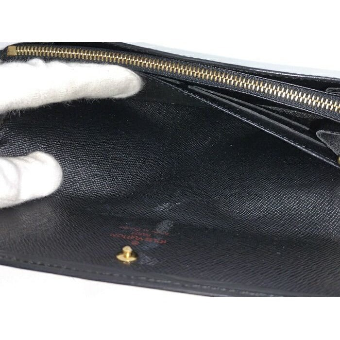 Louis Vuitton Porte Monet Cles Di Epi Black — view 9