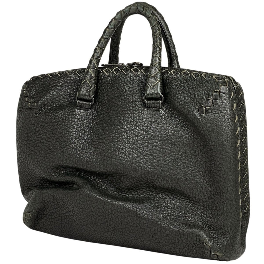 Bottega Veneta Intrecciato Handbag Khaki Leather Green