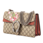 Gucci Blooms Dionysus Beige Burgundy Supreme Canvas Shoulder Bag — view 2